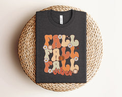 Vintage Fall Vibes Shirt, Autumn Season Tee, Pumpkin Patch Crew, Fall Themed Outfit, Fall Lover T-Shirt, Cute Fall Shirt, Fall Gift For Mom
