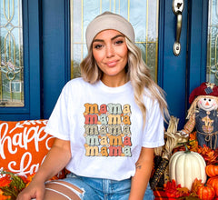 Mama Fall Shirt, Vintage Mama T-Shirt, Mom Fall Shirt, Mothers Day Gift, Mom Life Tee, Retro Mama Tee, Fall Season Shirt, Cute Gift For Mom