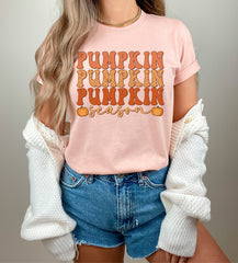 Pumpkin Season T-Shirt, Pumpkin Patch Shirt, Vintage Pumpkin Tee, Fall Vibes Shirt, Women Fall Clothing, Fall Lover Gift, Pumpkin Spice Tee