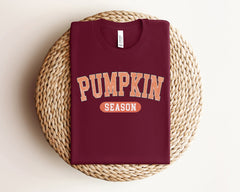 Pumpkin Season T-Shirt, Retro Pumpkin Shirt, Cute Fall Tee, Pumpkin Lover Shirt, Vintage Pumpkin Tee, Women Fall Clothing, Fall Lover Gift