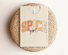 Spice Girl T-Shirt, Vintage Fall Shirt, Pumpkin Spice Tee, Fall Shirt For Girls, Fall Season T-Shirt, Pumpkin Spice Lover, Gift For Girl