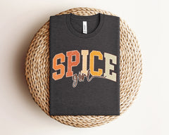 Spice Girl T-Shirt, Vintage Fall Shirt, Pumpkin Spice Tee, Fall Shirt For Girls, Fall Season T-Shirt, Pumpkin Spice Lover, Gift For Girl