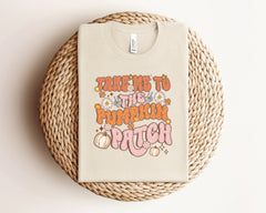 Take Me To The Pumpkin Patch T-Shirt, Vintage Pumpkin Shirt, Fall Vibes Tee, Pumpkin Patch Shirt, Pumpkin Lover Gift, Pumpkin Season T-Shirt
