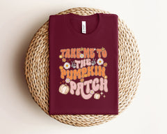 Take Me To The Pumpkin Patch T-Shirt, Vintage Pumpkin Shirt, Fall Vibes Tee, Pumpkin Patch Shirt, Pumpkin Lover Gift, Pumpkin Season T-Shirt