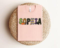 Custom Halloween Shirt For Kids, Personalized Halloween Name Shirt, Halloween Matching Shirt, Kids Halloween Shirt, Personalized Spooky Gift