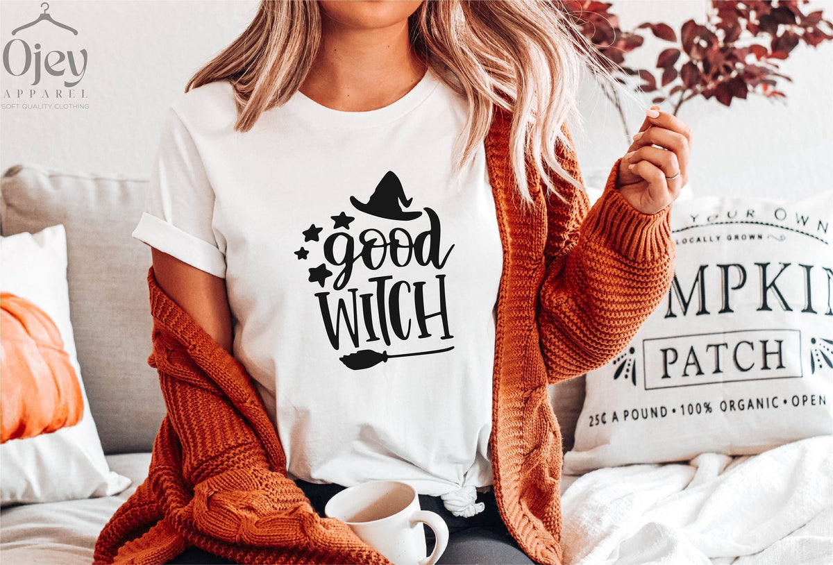 Good Witch Halloween Shirt, Halloween Witch Costume, Witch Hat Shirt, Witch Halloween Tee, Good Witch Shirt, Halloween Gift for Women