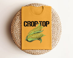 Crop Top Corn Shirt, Farm Life T-Shirt, Farm Girl Outfit, Farmer Crewneck, Funny Farming Shirt, Crop Top Shirt, Corn T-Shirt, Farmer Gift