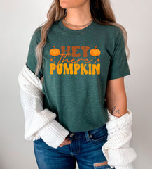 Hey There Pumpkin Halloween Shirt, Pumpkin Patch Tee, Pumpkin Lover Gift, Pumpkin Season Outfit, Pumpkin Spice Lover, Halloween Pumpkin Tee