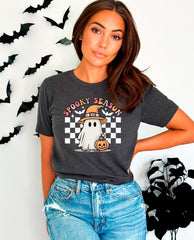 Spooky Season T-Shirts, Halloween Ghost Shirt, Cute Halloween Ghost Shirt, Trick or Treat Shirt, Ghost T-Shirt, Halloween Party Shirt