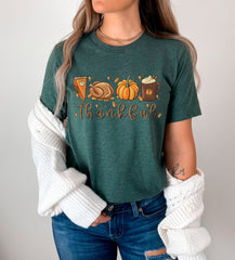 Thankful T-Shirt, Vintage Thanksgiving Shirt, Pumpkin Pie Tee, Thanksgiving Themed Gift, Thanksgiving Dinner T-Shirt, Pumpkin Patch Shirt