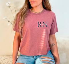 Custom Registered Nurse Shirt, Personalized RN Shirt, Nurse Pocket Shirt, Registered Nurse Gift, Nurse Life T-Shirt, RN Graduation Gift