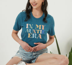 In My Auntie Era T-Shirt, Retro Auntie Shirt, Aunt Life Shirt, Favorite Aunt Shirt, Aunt Birthday T-Shirt, Auntie Crewneck, Cool Aunt Gift