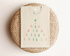 Fa La La Christmas Tree Shirt, Funny Christmas T-Shirt, Cute Christmas Shirt, Christmas Trees Shirt, Christmas Gifts, Handmade Clothing