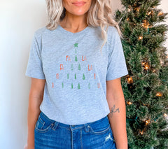 Fa La La Christmas Tree Shirt, Funny Christmas T-Shirt, Cute Christmas Shirt, Christmas Trees Shirt, Christmas Gifts, Handmade Clothing