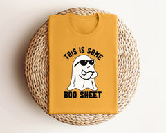 This Is Some Boo Sheet T-Shirt, Funny Ghost Shirt, Spooky Season Outfit, Halloween Ghost Shirt, Cool Ghost Tee, Boo T-Shirt, Halloween Gift