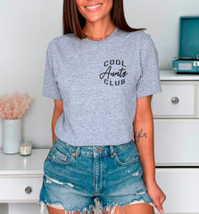 Pocket Cool Aunts Club Shirt, Aunt Life T-Shirt, Favorite Aunt Shirt, Cool Aunt Tee, Pregnancy Announcement Aunt Shirt, Aunt Gift From Niece