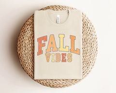 Fall Vibes T-Shirt, Retro Fall Shirt, Women's Fall Apparel, Vintage Fall Tee, Cute Autumn T-Shirt, Fall Shirt For Women, Fall Lover Gift