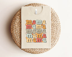 Mama Fall Shirt, Vintage Mama T-Shirt, Mom Fall Shirt, Mothers Day Gift, Mom Life Tee, Retro Mama Tee, Fall Season Shirt, Cute Gift For Mom
