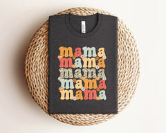 Mama Fall Shirt, Vintage Mama T-Shirt, Mom Fall Shirt, Mothers Day Gift, Mom Life Tee, Retro Mama Tee, Fall Season Shirt, Cute Gift For Mom