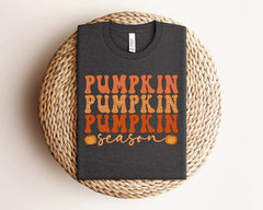 Pumpkin Season T-Shirt, Pumpkin Patch Shirt, Vintage Pumpkin Tee, Fall Vibes Shirt, Women Fall Clothing, Fall Lover Gift, Pumpkin Spice Tee