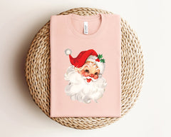 Christmas Santa Shirt, Retro Santa Shirt, Santa Claus Shirt, Christmas Gifts, Vintage Santa Shirt, Cheerful Santa, Gift For Her, Crewneck