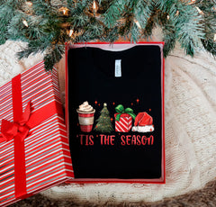Christmas Tis The Season Shirt, Merry Christmas T-Shirt, Cute Winter Shirts, Tis The Season T-Shirt, Vintage Christmas Shirt, Holiday Gifts