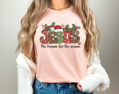 Jesus The Reason For The Season Shirt, Christmas Jesus Crewneck, Jesus Lover T-Shirt, Christmas Faith Shirt, Christmas Christian Gift