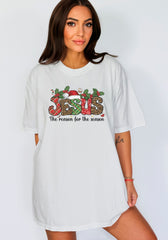 Jesus The Reason For The Season Shirt, Christmas Jesus Crewneck, Jesus Lover T-Shirt, Christmas Faith Shirt, Christmas Christian Gift