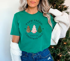 Farm Fresh Christmas Tree Cakes Shirt, Christmas Cake Shirt, Funny Christmas Crewneck, Winter Clothing, Holiday Fashion, Christmas Gifts