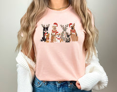Christmas Dogs Shirt, Xmas Animal Shirt, Christmas Dog Lovers Shirt, Dog Owner Christmas Shirt, Cute Christmas Tee, Dog Lover Christmas Gift
