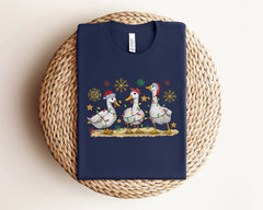 Christmas Ducks Shirt, Funny Animal Christmas Shirt, Christmas Goose Hoodie, Christmas Crewneck, Funny Christmas T-Shirt, Animal Lover Gift