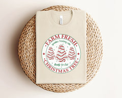 Farm Fresh Christmas Tree Cakes Shirt, Christmas Cake T-Shirt, Christmas Tree Farm Shirt, Tree Cake Shirt, Christmas Tree Cake, Xmas Gift