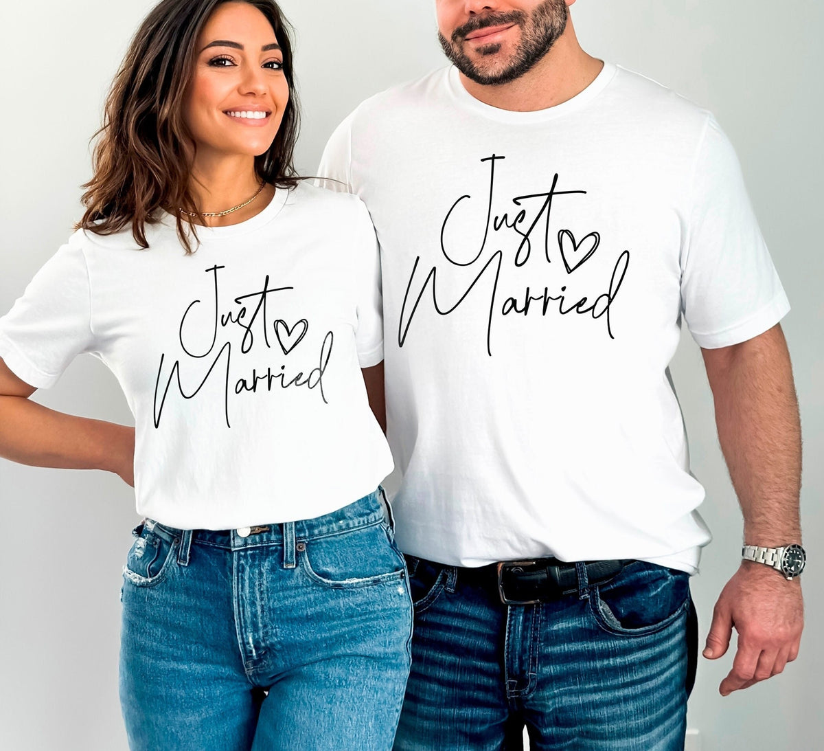 Just Married Shirts, Couples Shirts, Newly Married Gift, Honeymoon Shirts, Matching Couple Shirts, Bridal Shower Gift, Wedding Party Shirts