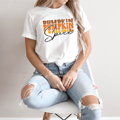 Pumpkin Spice Halloween Shirt, Pumpkin Season Tee, Pumpkin Spice Latte T-Shirt, Halloween Gift, Pumpkin Spice Tee, Pumpkin Lover T-Shirt