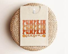 Pumpkin Season T-Shirt, Pumpkin Patch Shirt, Vintage Pumpkin Tee, Fall Vibes Shirt, Women Fall Clothing, Fall Lover Gift, Pumpkin Spice Tee