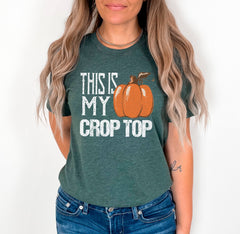This Is My Crop Top Shirt, Farm Life T-Shirt, Farm Girl Shirt, Vintage Farm Shirt, Women Farmer Shirt, Crop Top T-Shirt, Pumpkin Patch Shirt