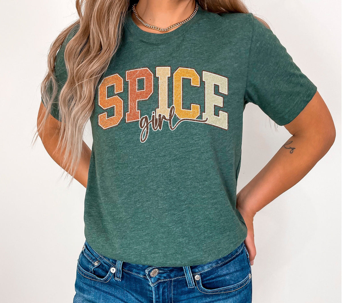 Spice Girl T-Shirt, Vintage Fall Shirt, Pumpkin Spice Tee, Fall Shirt For Girls, Fall Season T-Shirt, Pumpkin Spice Lover, Gift For Girl