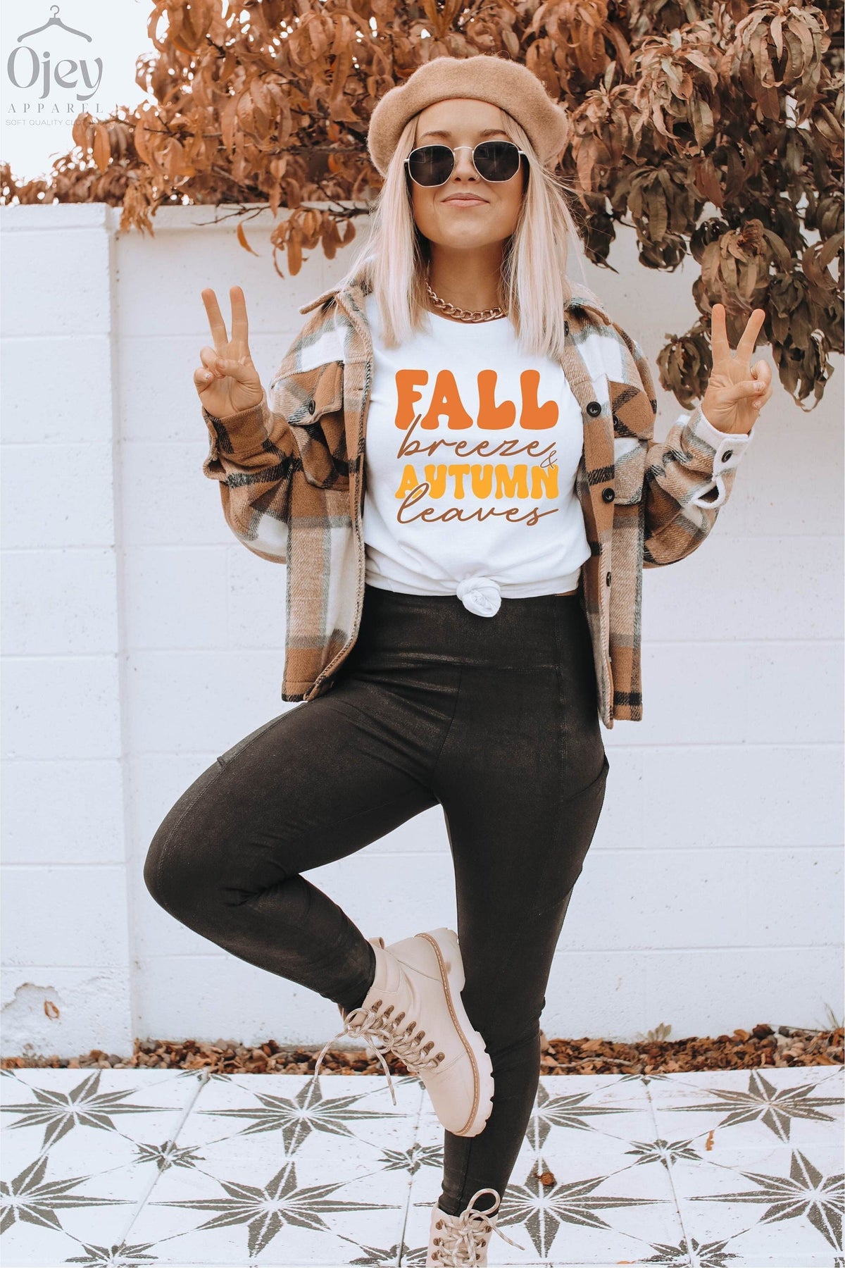 Fall Breeze Autumn Leaves Shirt, Cute Fall Tshirts, Autumn Shirt, Fall Tee, Thanksgiving Shirt, Fall Lover Shirts, Fall Vibes Shirts