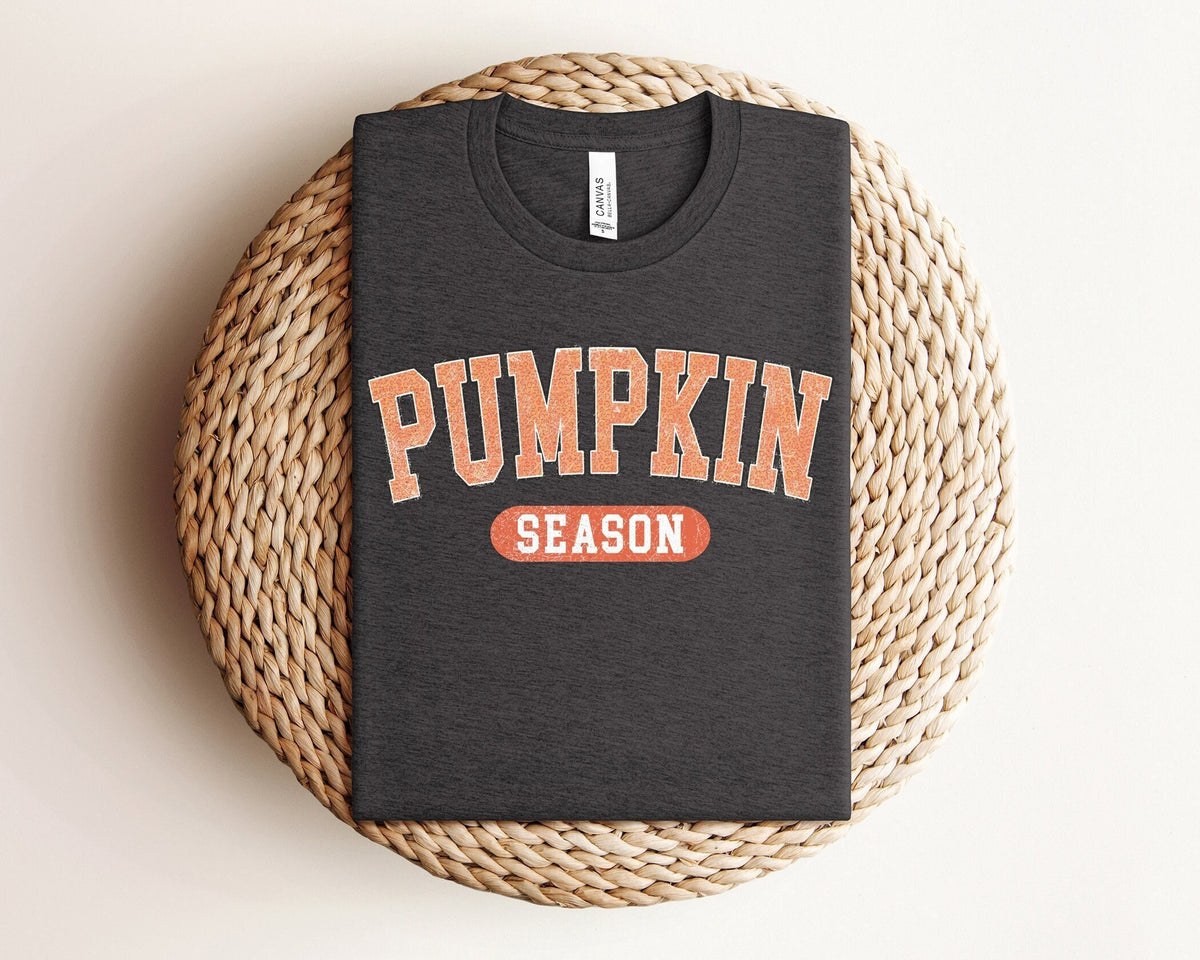 Pumpkin Season T-Shirt, Retro Pumpkin Shirt, Cute Fall Tee, Pumpkin Lover Shirt, Vintage Pumpkin Tee, Women Fall Clothing, Fall Lover Gift