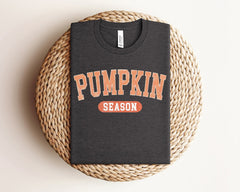 Pumpkin Season T-Shirt, Retro Pumpkin Shirt, Cute Fall Tee, Pumpkin Lover Shirt, Vintage Pumpkin Tee, Women Fall Clothing, Fall Lover Gift