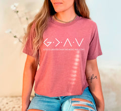 God Is Greater Than The Highs And Lows Shirt, Bible Verse Shirt Women, Religious Clothing, Jesus Lover Shirt, Christian Gift, Faith T-Shirt