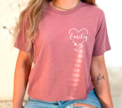 Custom Nurse Shirt, Nurse Stethoscope Shirt, Nurse Heart T-Shirt, Nurse Student Tee, Nurse Pocket Shirt, Personalized Nurse Gift, Nurse Tee