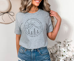 Sun And Mountain Shirt, Adventure T-Shirt, Camping Shirt, Hiker T-Shirt, Mountain Shirt, Nature Lover Shirt, Vacation Shirt, Camping Gift