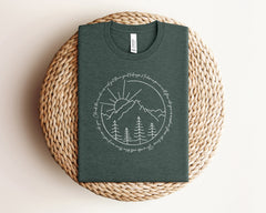 Sun And Mountain Shirt, Adventure T-Shirt, Camping Shirt, Hiker T-Shirt, Mountain Shirt, Nature Lover Shirt, Vacation Shirt, Camping Gift