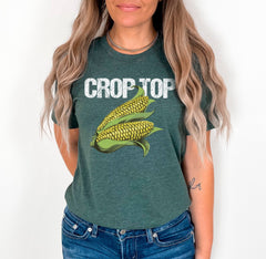 Crop Top Corn Shirt, Farm Life T-Shirt, Farm Girl Outfit, Farmer Crewneck, Funny Farming Shirt, Crop Top Shirt, Corn T-Shirt, Farmer Gift
