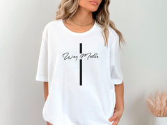 Way Maker Shirt, Aesthetic Cross Shirt, Christian Crewneck, Faith Shirt, Religious Clothing, Jesus Shirt, Bible Verse Shirt, Religious Gift