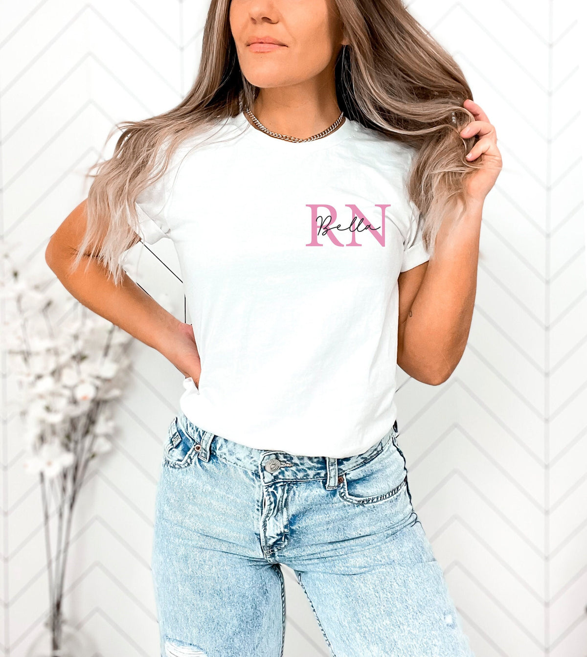 Custom Registered Nurse Shirt, Personalized RN Shirt, Nurse Pocket Shirt, Registered Nurse Gift, Nurse Life T-Shirt, RN Graduation Gift