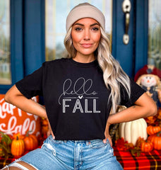 Fall Shirt, Hello Fall Shirt, Pumpkin Shirt, Seasonal Shirt, Fall Time Tshirt, Autumn Shirt, Its Fall Shirt, Fall Women Shirt, Fall Season