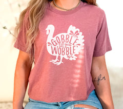 Thanksgiving Shirts, Family Thanksgiving Shirts, Gobble Till You Wobble Shirt, Funny Thanksgiving T Shirts, Matching Shirts, Feast Shirts
