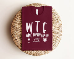 Thanksgiving Family Shirts, Thanksgiving Shirts, Thanksgiving Tees, Wine Turkey Family Shirts, Matching Family Shirts, Turkey Shirt, Unisex